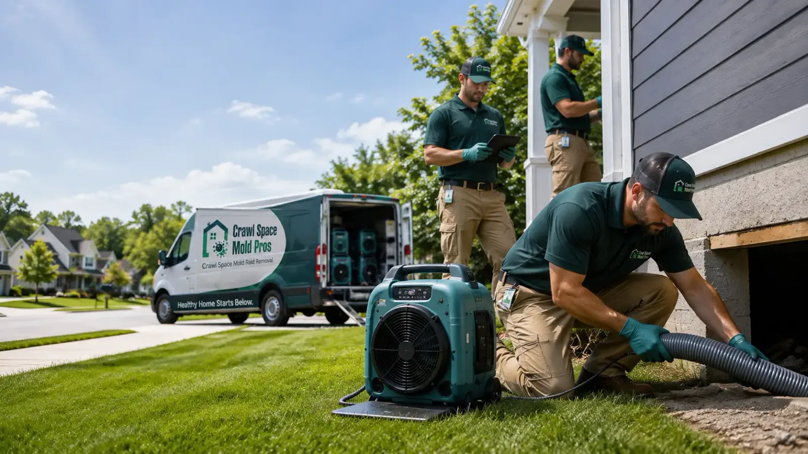Crawl Space Mold Removal in Sycamore, KS